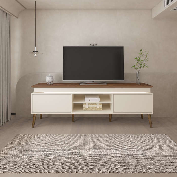 Lumina TV Stand Off White