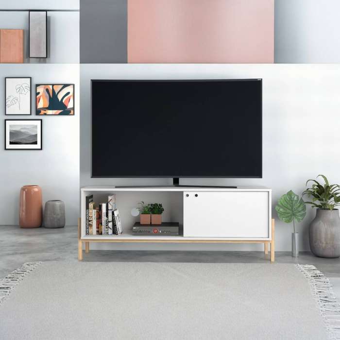 Hartin TV Stand White