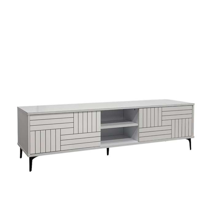 Leandra TV Stand White 160cm