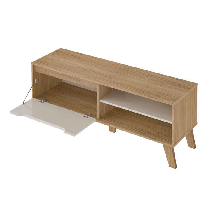 Lotus TV Stand Oak Off White