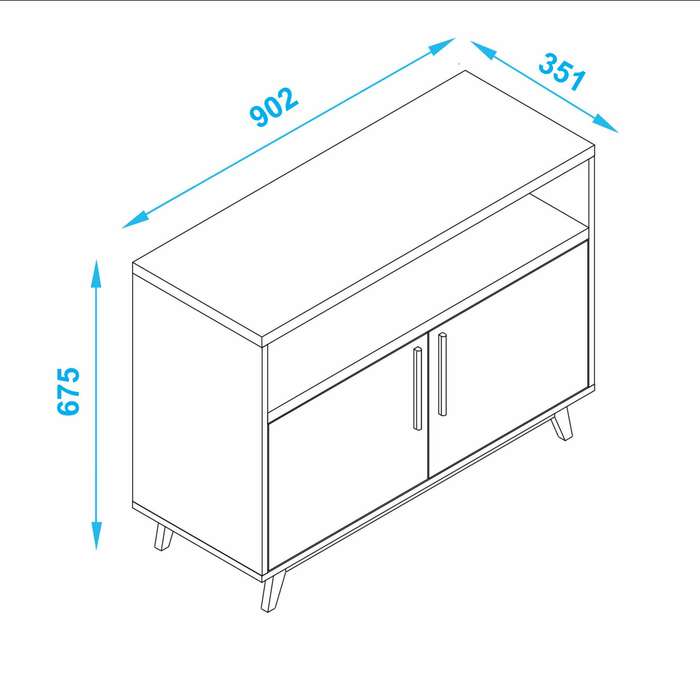 Multi-Room White Storage Cabinet