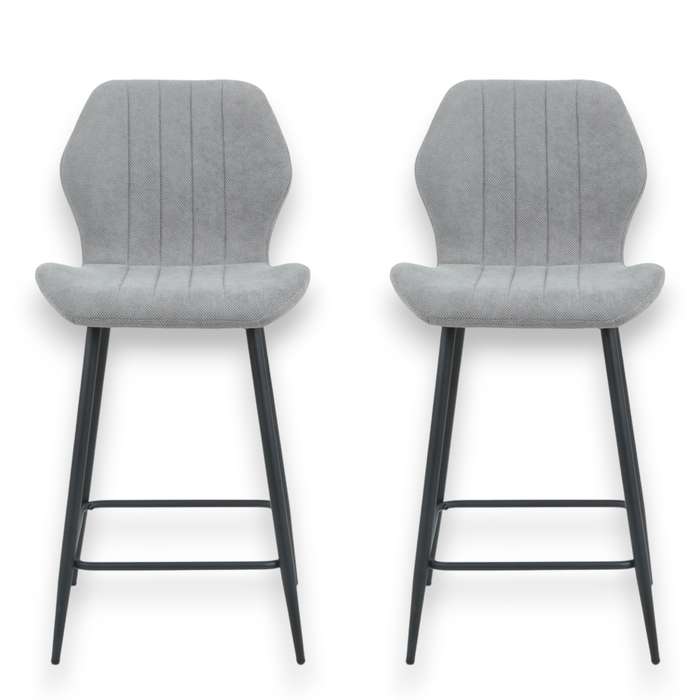 Nordic Bar Chair Grey SET of 2