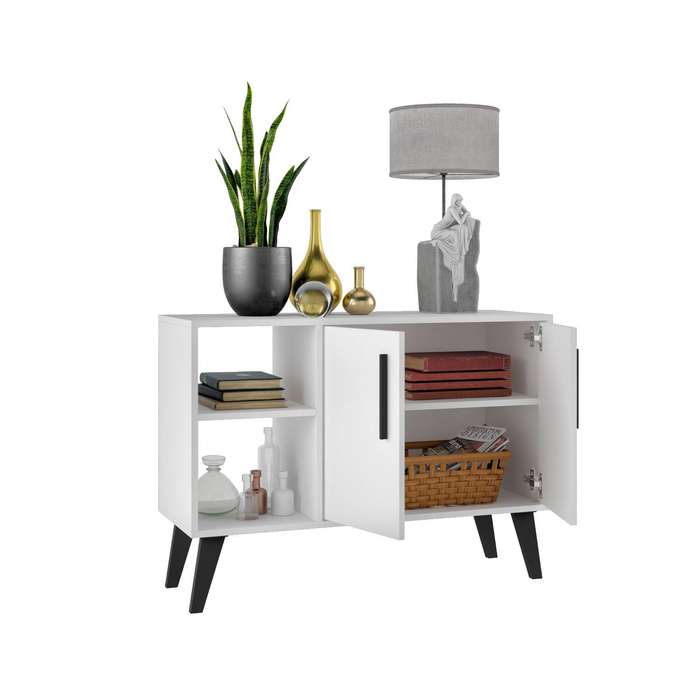Scandi Storage Cabinet White