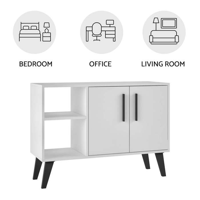 Scandi Storage Cabinet White
