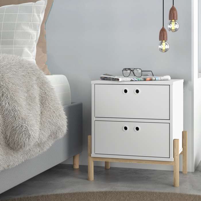 Thisted White Nightstand