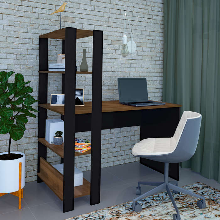 Match Black and Rustic Desk