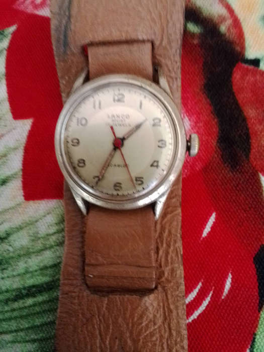 Lanco gold watch vintage