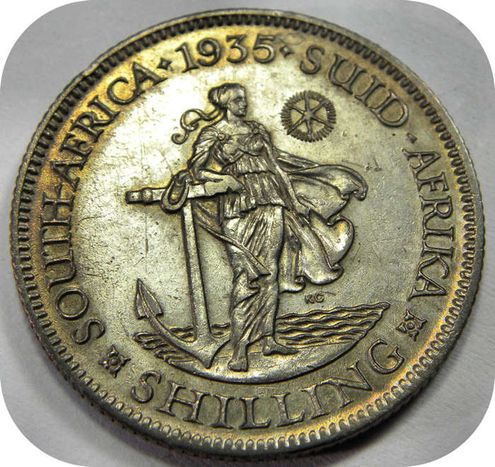 1935 Shilling 1/- onder R400