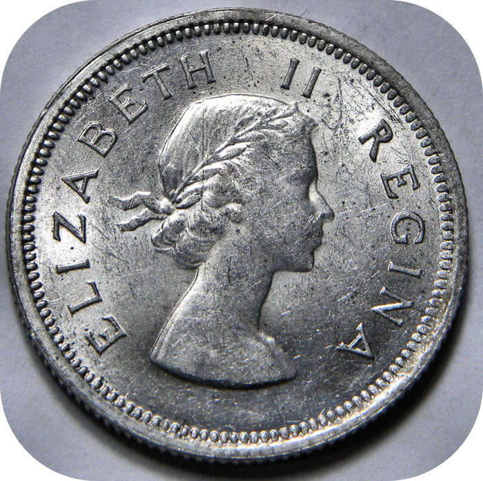 Top Grade SA Union: Lustrous 1955 Shilling in Brilliant UNC!