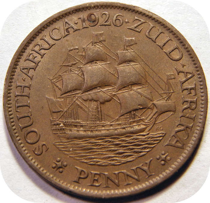 Top Grade SA Union: The RARE 1926 Penny in A/UNC!