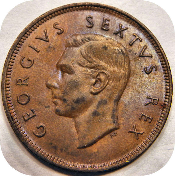 Top Grade SA Union: 1949 Penny 1d in UNC!
