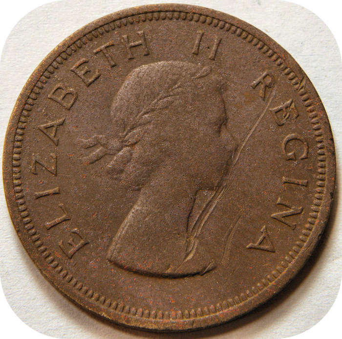 R1 closing down sale: 1953  SA Union Penny 1d