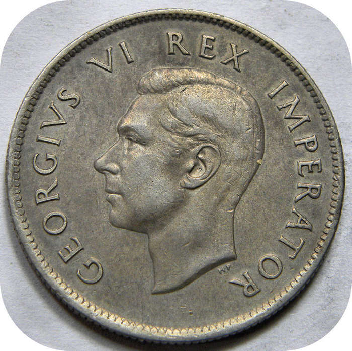 Well priced SA Union:  1937 2 Shillings in EF below R400!