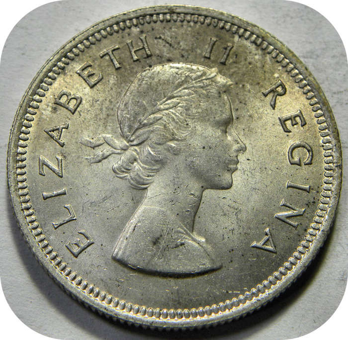 Top Grade SA Union: 1954 2 Shilling 2/- in Brilliant UNC!