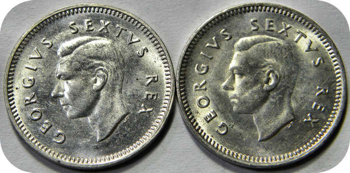 Top Grade SA Union: Lustrous 1952 tickey 3d in Brilliant UNC!!  Two specimens available!