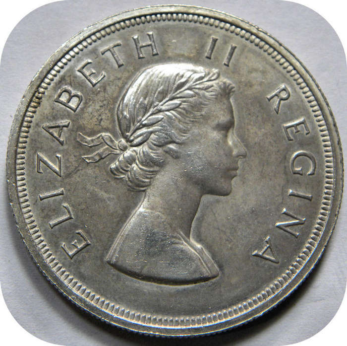 Winskoop SA Unie: 1956 Kroon 5/- in A/UNC onder R600!!!