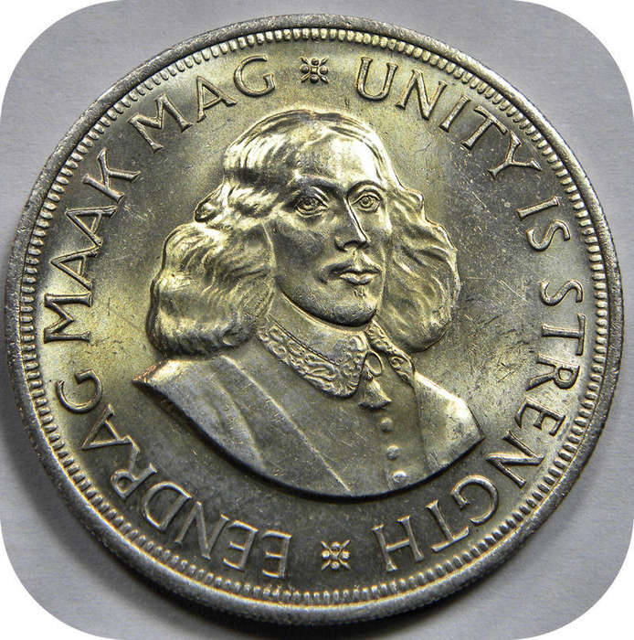 Top Graad RSA: 1961 Kroon 50c in Brilliant UNC!!!