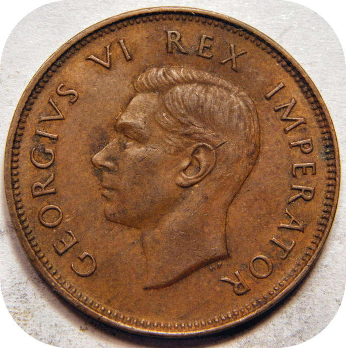  Top Grade SA Union: 1947 Half Penny in A/UNC below R150!!  