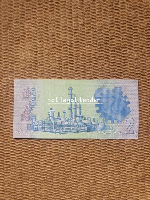 Unc 1990 C Stals 1st issue Afr/Eng Two Rand Banknote (AA784)