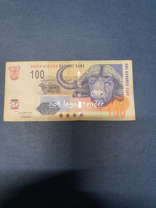 TT Mboweni 2nd issue Eng One Hundred Rand Banknote (AH)