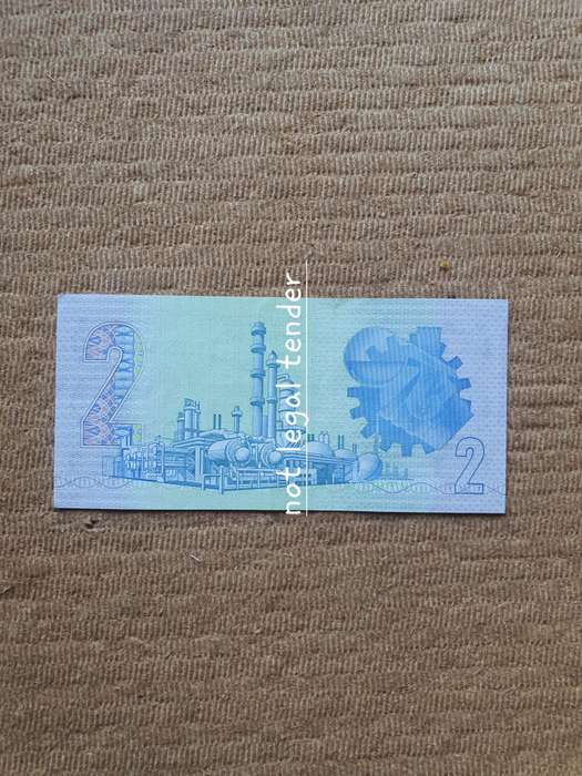 UNC 1990 C Stals AA 1st Issue  Afr/Eng Two Rand Banknote (AA606)