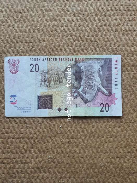 TT Mboweni 2nd Issue Eng Twenty Rand Banknote. (HG)