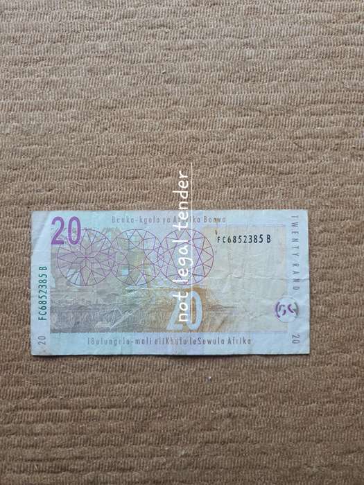 TT Mboweni 2nd Issue Eng Twenty Rand Banknote. (FC)