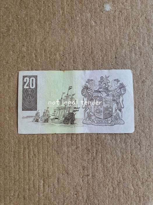 1990 C Stals 1st issue Eng/Afr Twenty Rand Banknote (AV)