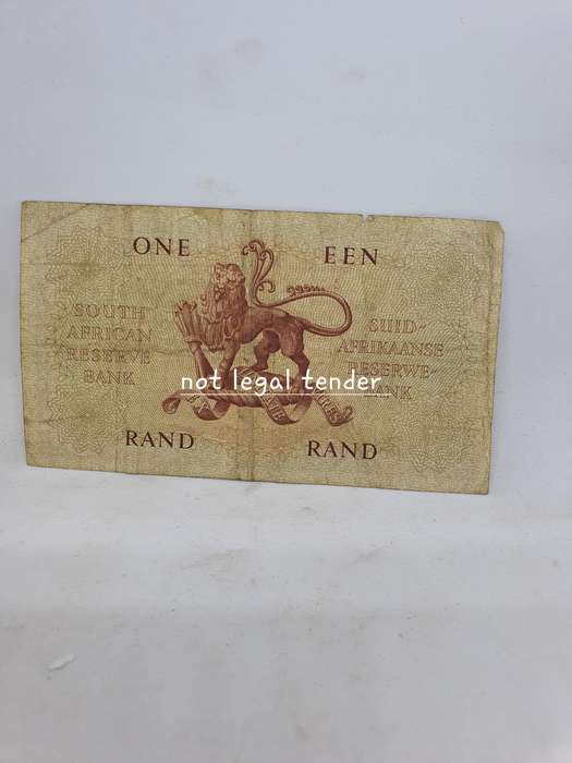 1961 MH de Kock 4th issue Eng/Afr EEN Rand Banknote (A24954)