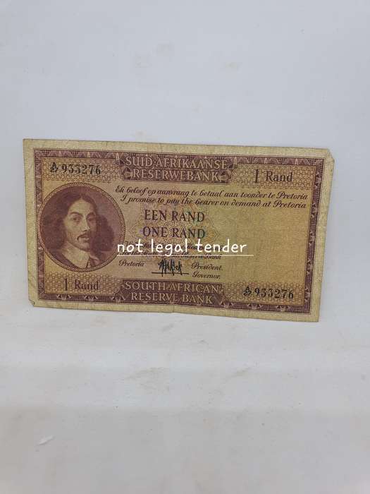 1961 MH de Kock 4th issue Afr/Eng EEN Rand Banknote (A27)
