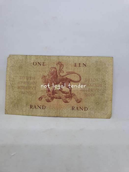 1961 MH de Kock 4th issue Afr/Eng EEN Rand Banknote (A27)