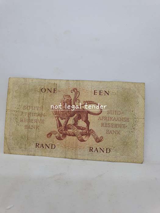 1962 G Rissik 1st issue Eng/Afr EEN Rand Banknote (A68)