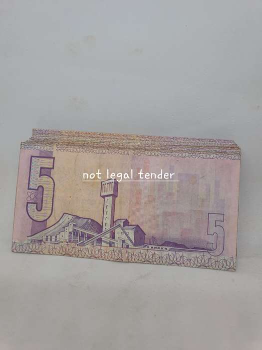 38 Tw de Jongh GPc de Kock and Stals Various  Issue Afr/Eng Five Rand Banknote (AM)