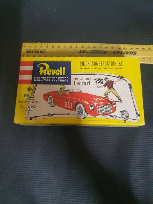 1955 Revell AMT Modern Car Kit 4.1 Litre Ferrari. Window not attached but incl