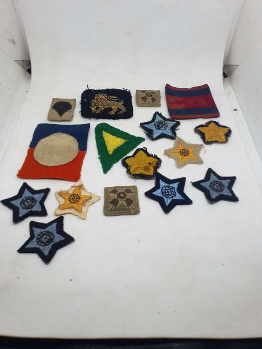Different SADF WW1 and WW2 Cloth Patches