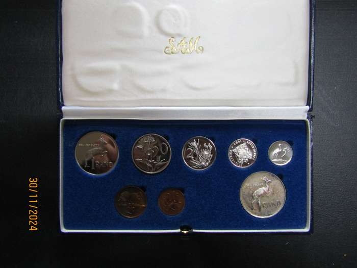 1984 South African Proof set with Double R1