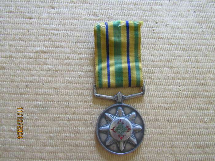 Full size Police Star for Faithfull Service Medal