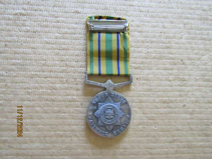 Full size Police Star for Faithfull Service Medal