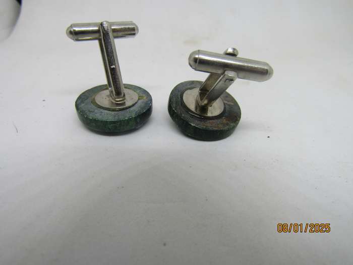 Jade Buffalo Cufflinks