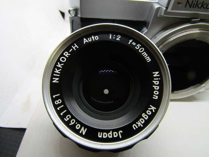 Nikon Nikkormat FTN 35mm Film SLR Camera Body with lens. Immaculate. Work