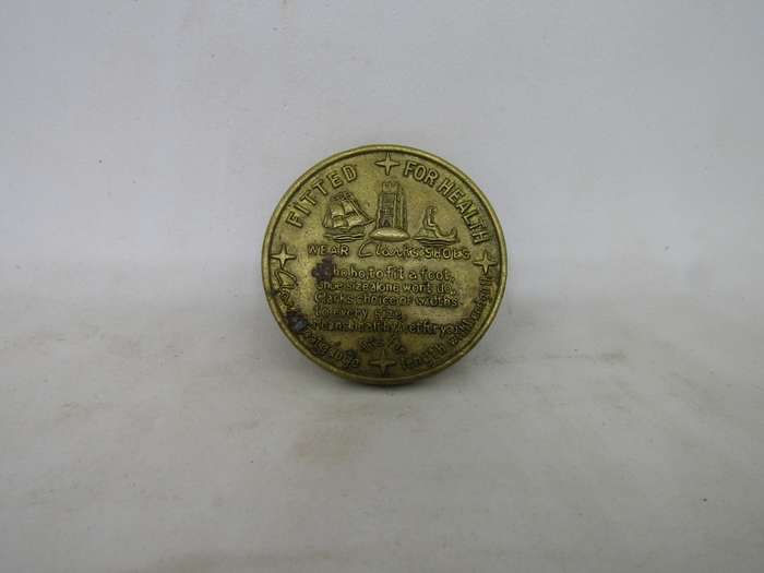 Clarks Foot and Shoe Store Advertising Token