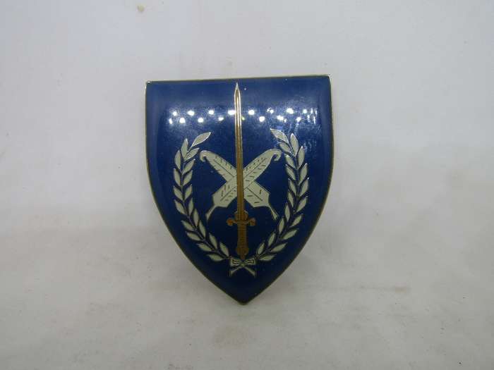 South African Defence Force SADF Director General Personnel Shoulder Flash Badge. Pins intact.