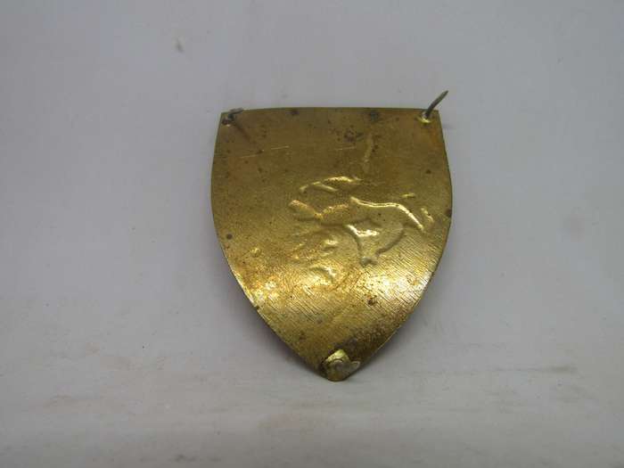 South African Defence Force SADF Dog Unit Shoulder Flash Badge. Pins intact.