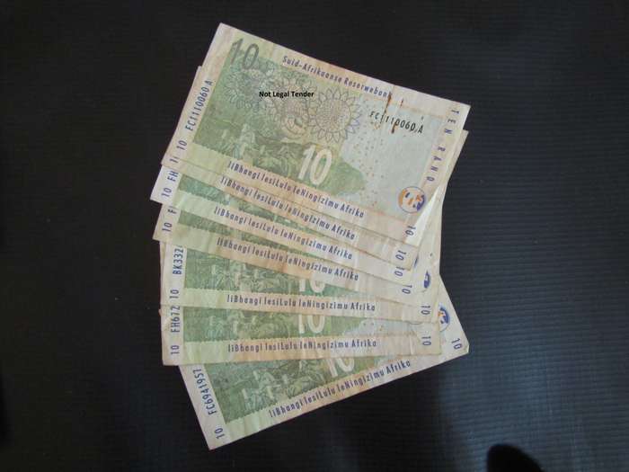 7 TT Mboweni 2nd Issue Eng Ten Rand Banknote (ED).