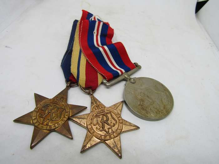 WW2 Trio of Medals To W.R. Sutton
