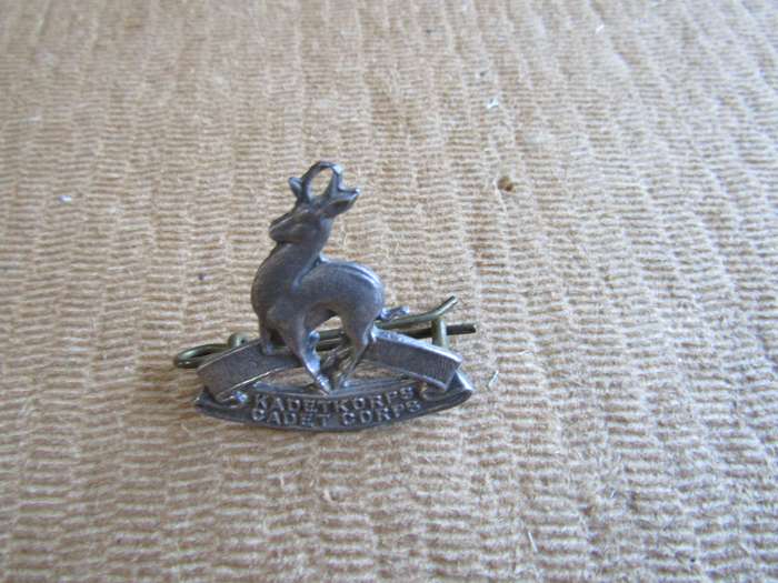 SADF South African Cadets Corps Sterling Silver Beret Badge