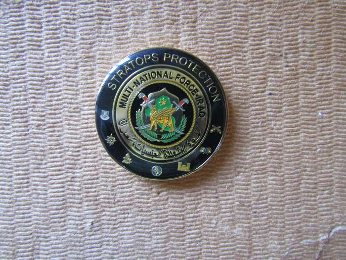 USA Embassy Baghdad Iraq  Operation Freedom Challenge Coin. (B)