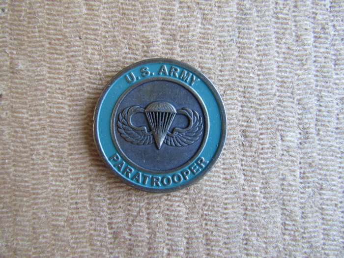 US Army Paratroopers. Challenge Coin (S)