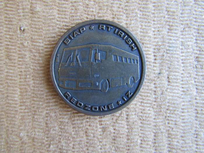 US Army Rhino Runner Red zone 12. Challenge Coin (T)