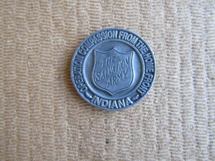 US Salvation Army Indiana. Challenge Coin (V)